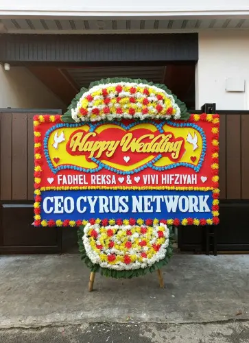 Papan Bunga Pernikahan tanah sereal